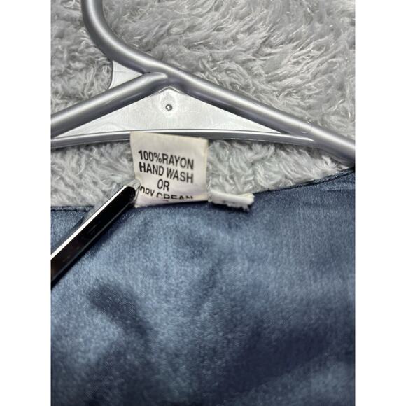 Preeti Womens Top Blouse Beaded Embroidered Medium Black Gold Silver India *Read - Picture 6 of 10